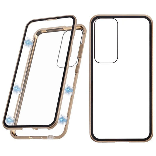 Samsung Galaxy S25 Plus 360 Protection skal with skärmskydd – guld