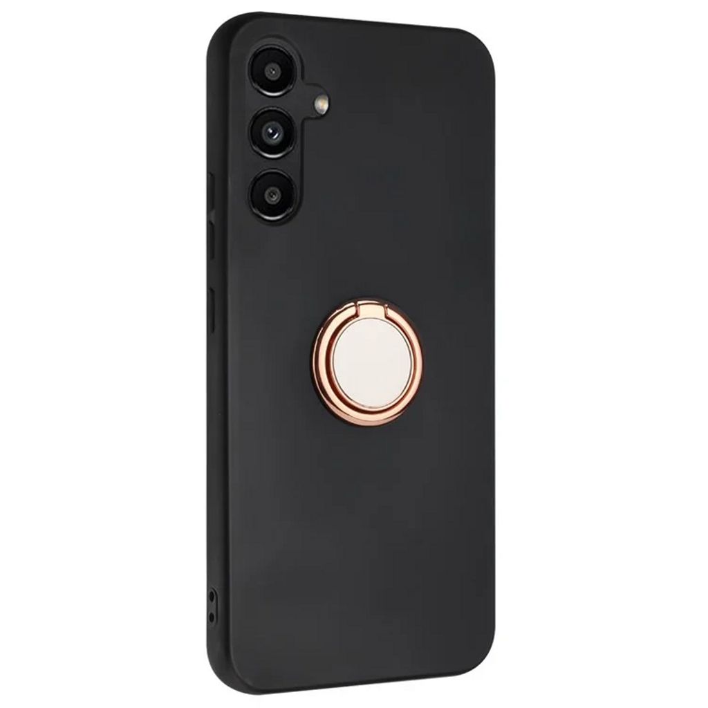 Samsung Galaxy S25 Case with Ring Holder - Rose Gold