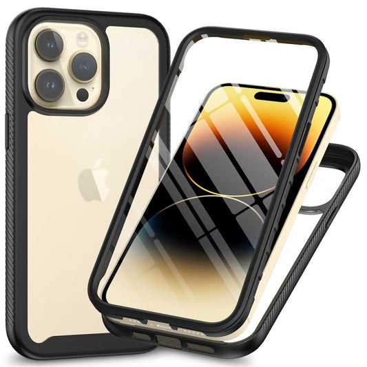 IPhone 15 Pro Max skal with a skärmskydd - svart