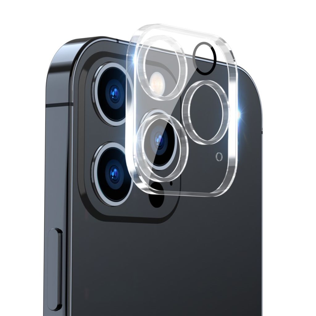 ENKAY HAT PRINCE iPhone 15 Pro/Pro Max linsskydd - transparent