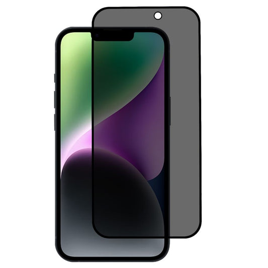 IPhone 15 Plus Matte sekretess skärmskydd – svart