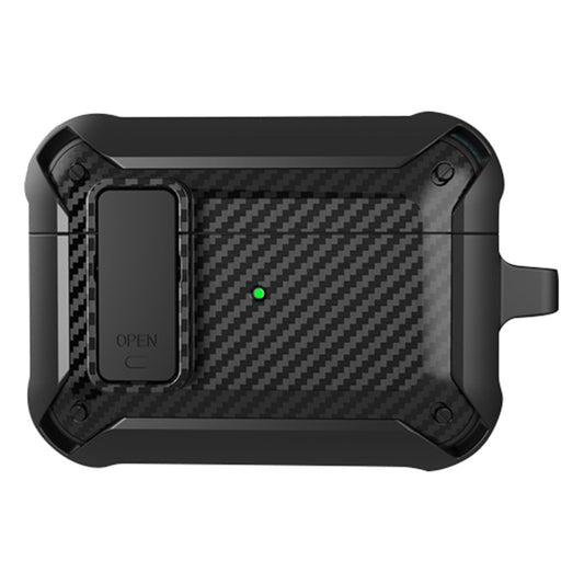 Apple AirPods Pro Gen 2 Carbon Fiber Texture skal – svart