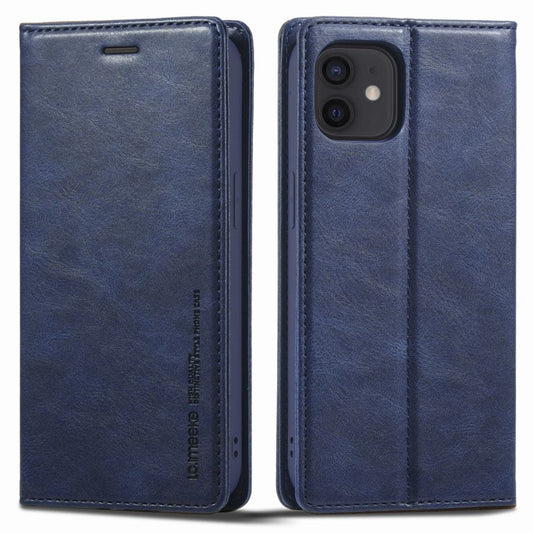 LC.IMEEKE iPhone 12 Mini plånboksfodral - blå