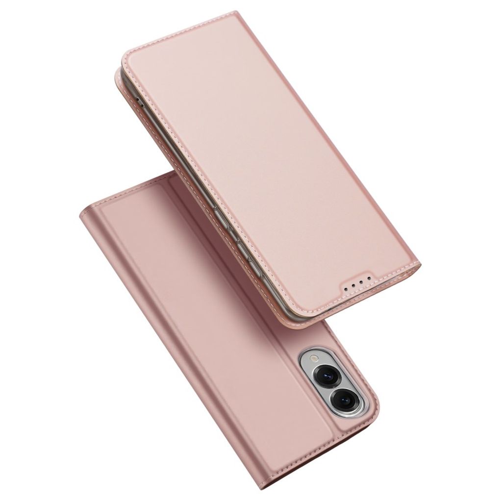 DUX DUCIS Samsung Galaxy S25 Edge fodral med kortfack - rosa