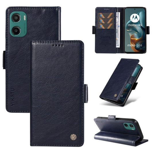 YIKATU Motorola Moto G05 4G fodral – Dark blå
