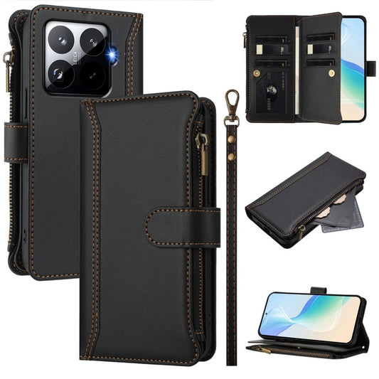 Xiaomi 15T Pro fodral with 9 kortfack – svart