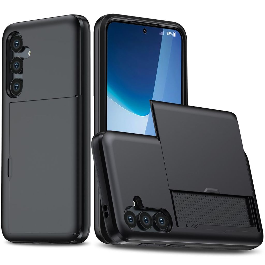 Samsung Galaxy S25 FE Case with Card slot - Black