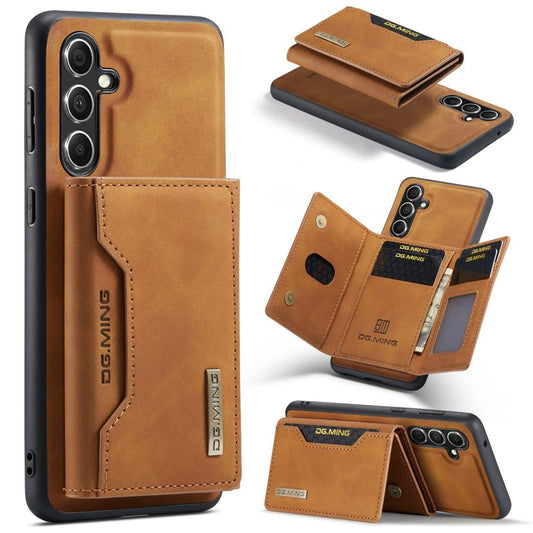 DG.MING M2 Samsung Galaxy A36 5G Case with magnetic wallet - Brown