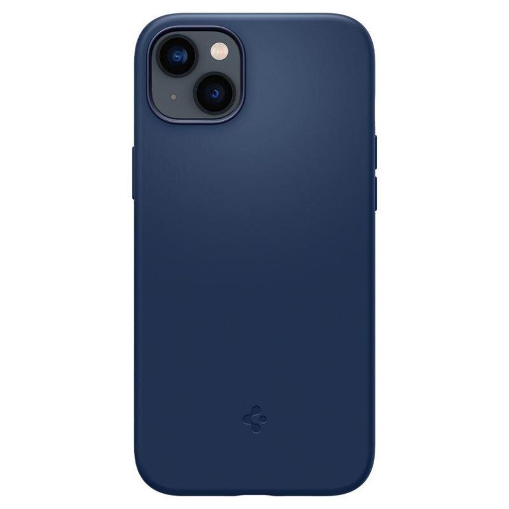 Spigen iPhone 14 Plus Silicone Fit Mag Magsafe Case - Navy Blue