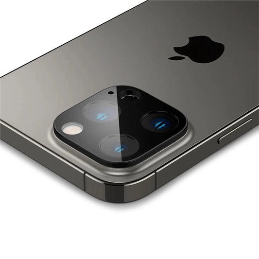 Spigen iPhone 14 Pro / 14 Pro Optik.Tr Ez Fit linsskydd, 2-pack - svart