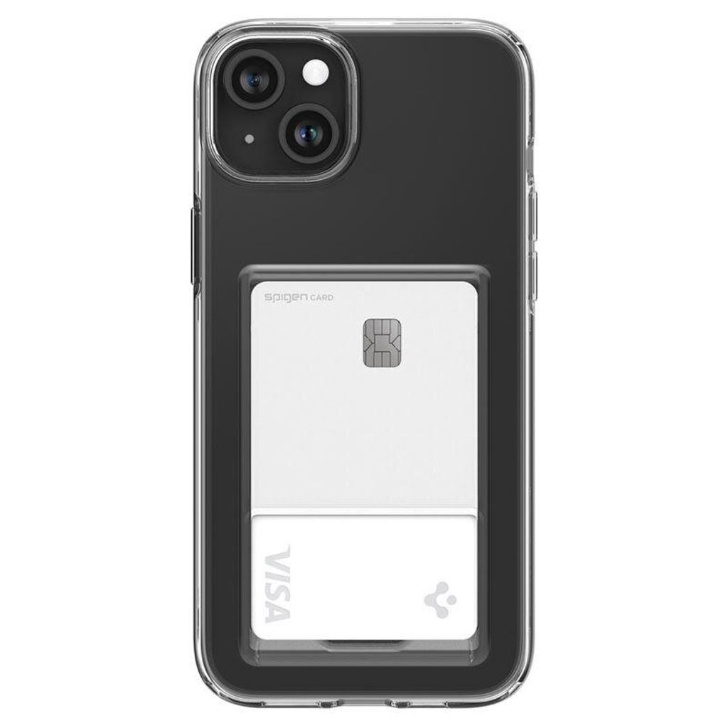 Spigen iPhone 15 Plus Crystal Slot Skal - Crystal Clear