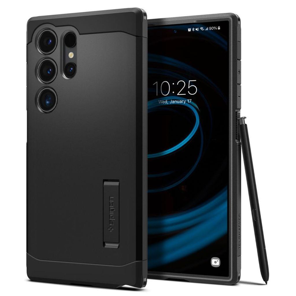 Spigen Tough Armor-skal skal för Samsung Galaxy S24 Ultra - svart