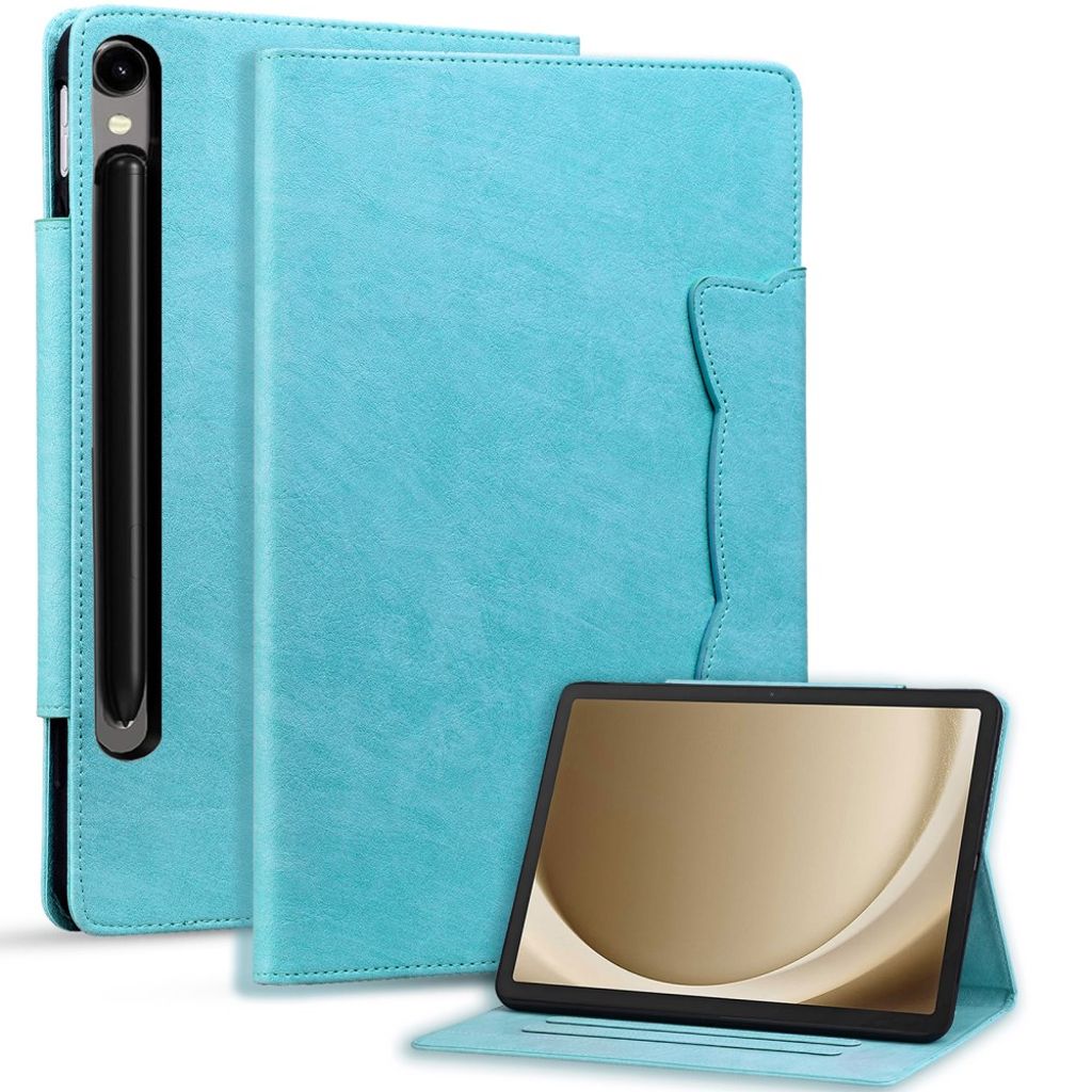 Samsung Galaxy Tab S11 fodral Cat Closure/stativ - Light blå