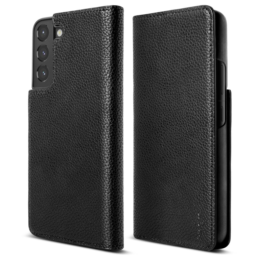 Ringke Folio Signature Flip fodral för Samsung Galaxy S22 Plus - svart