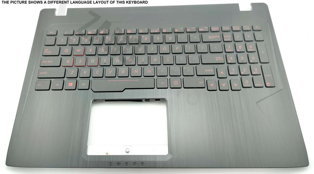 Asus GL553VD-2B Keyboard (BELGIAN) Module/AS (BACKLIGHT+SPEAKER)