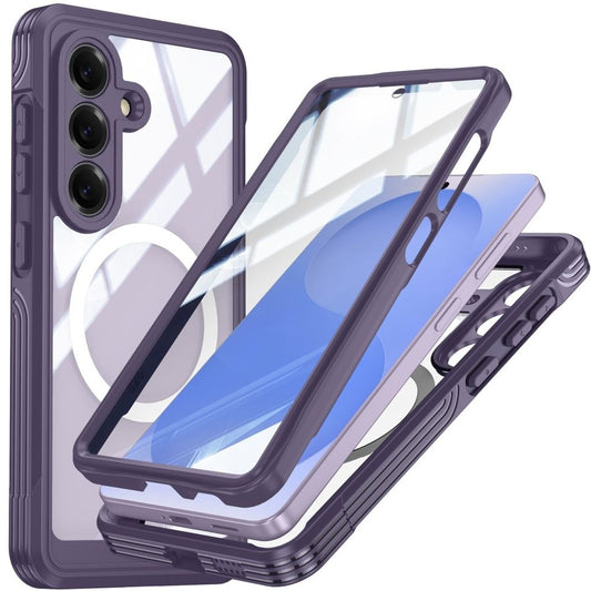 Samsung Galaxy S26 Plus MagSafe skal built-in skärmskydd – mörklila
