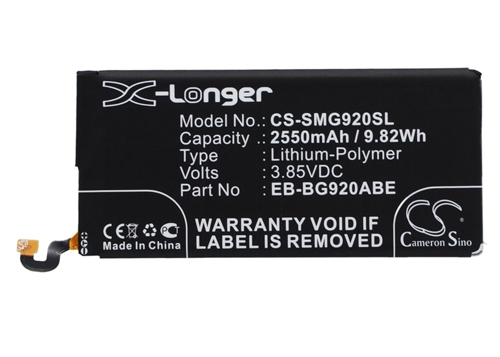 Batteri for Sign Samsung Galaxy S6 Batteri