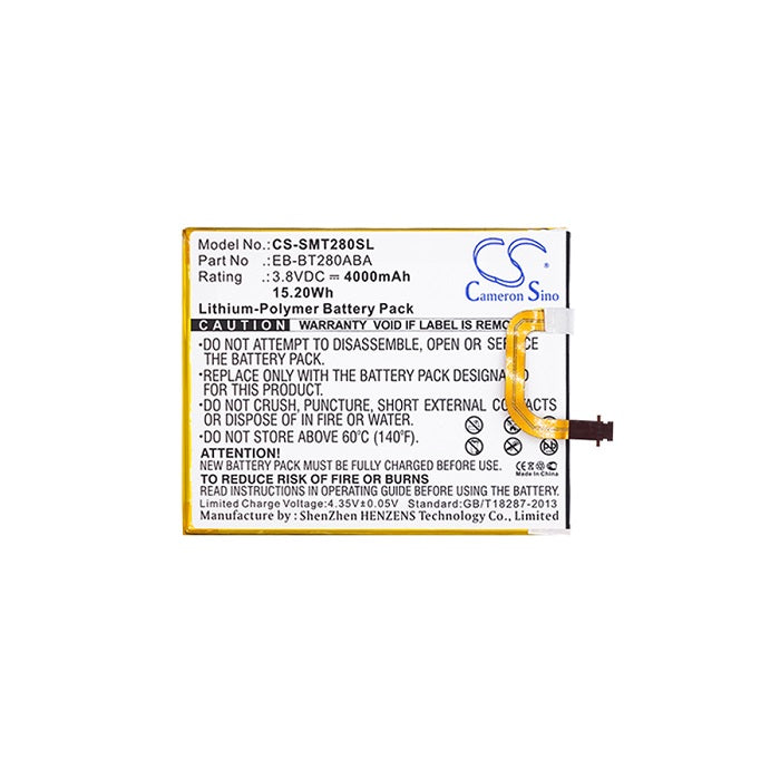 Batteri till batteri EB-BT280ABA Samsung, 3.8V, 4000mAh