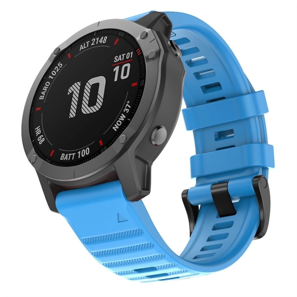 Garmin Fenix 7/7 Pro/Quatix 7/7Pro Silicone Watch Band - Blue