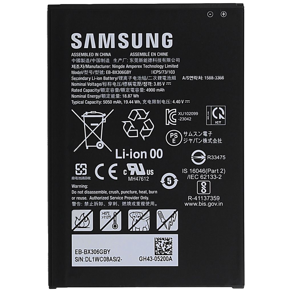 Batteri till Samsung Galaxy Tab Active5/5 Pro batteri Original EB-BX306GBY