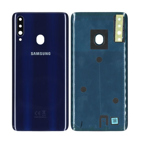 Samsung Galaxy A20s bakstycke - blå