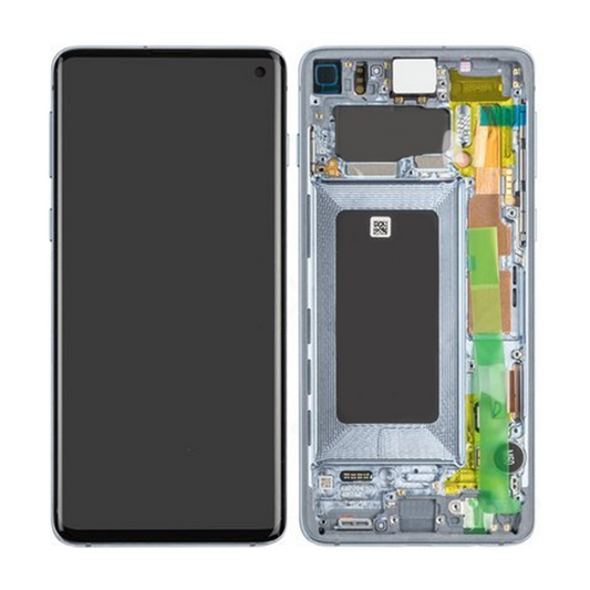 Galaxy S10 display blå