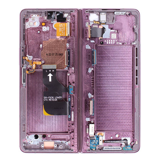 Samsung Galaxy Z Fold 4 5G LCD-display - Burgundy