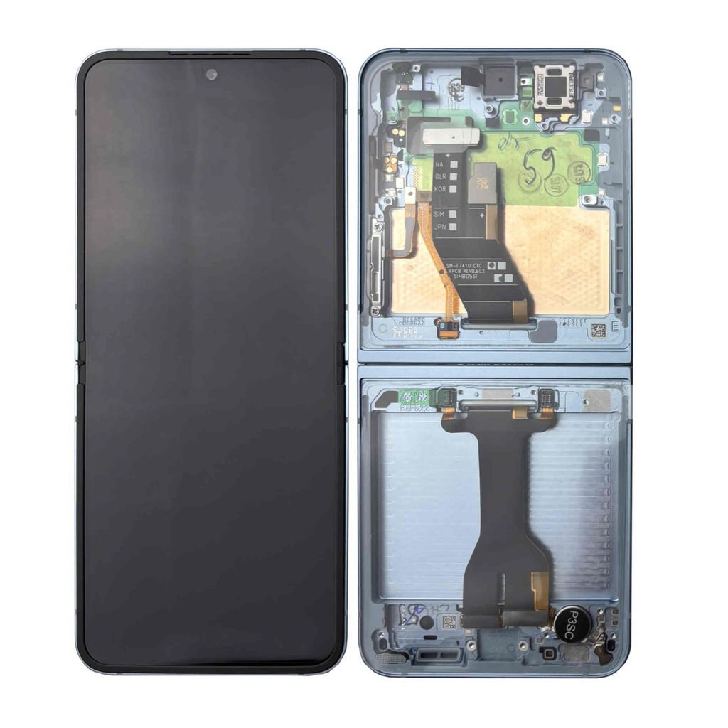 Samsung Galaxy Flip6 display Inner - blå