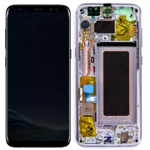 Galaxy S8 Plus display blå