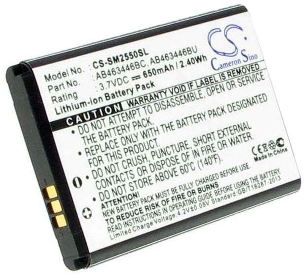 Batteri for Samsung GT-E1150 etc replacement battery