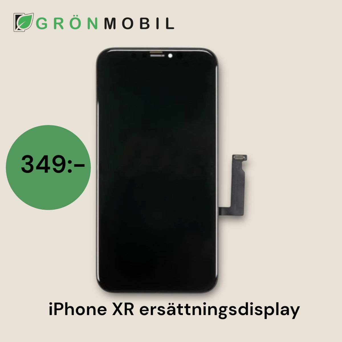 iPhone XR  Skärm/Display