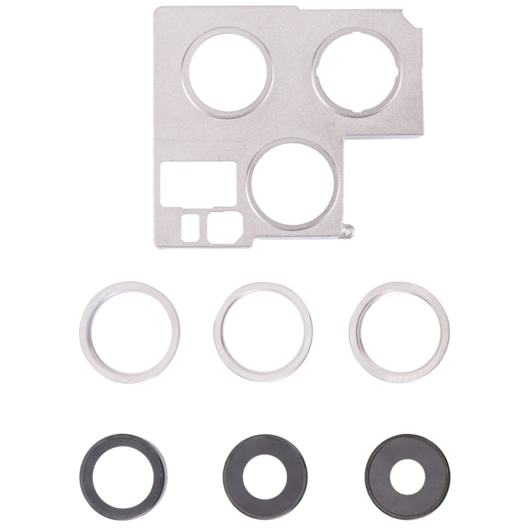 IPhone 13 Pro Max Back kameralins + Bracket – silver