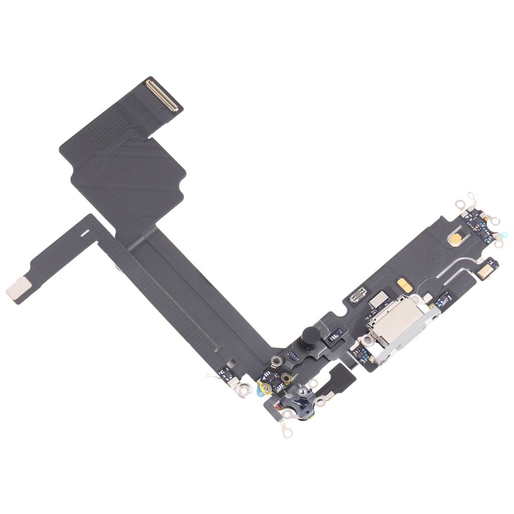 IPhone 15 Pro Max Original laddkontakt flexkabel – vit