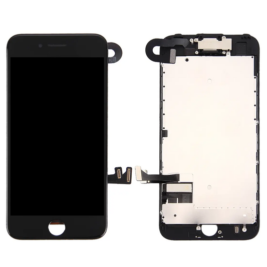 IPhone 8/SE 2020 complete display with parts – svart