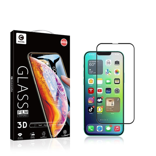 MOCOLO 3D skärmskydd härdat glas for iPhone 14 Plus/13 Pro Max – svart