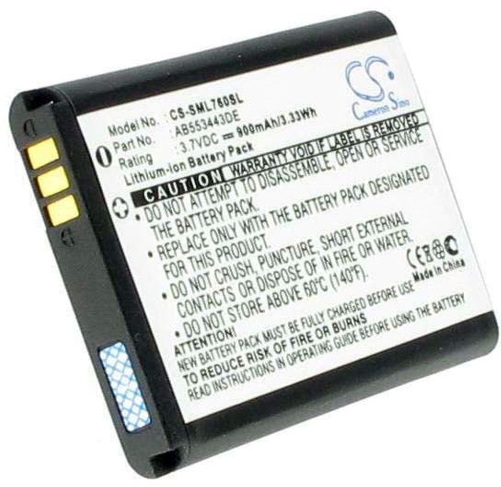 Batteri for Samsung SGH-L760 etc replacement battery