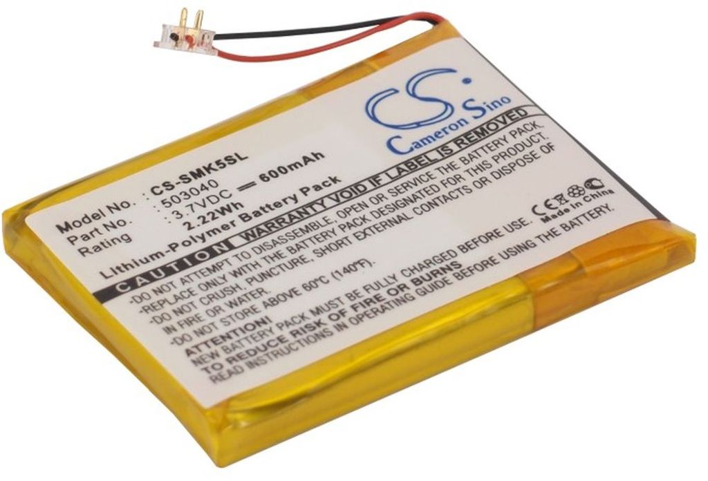 Batteri for Samsung YP-K5 etc