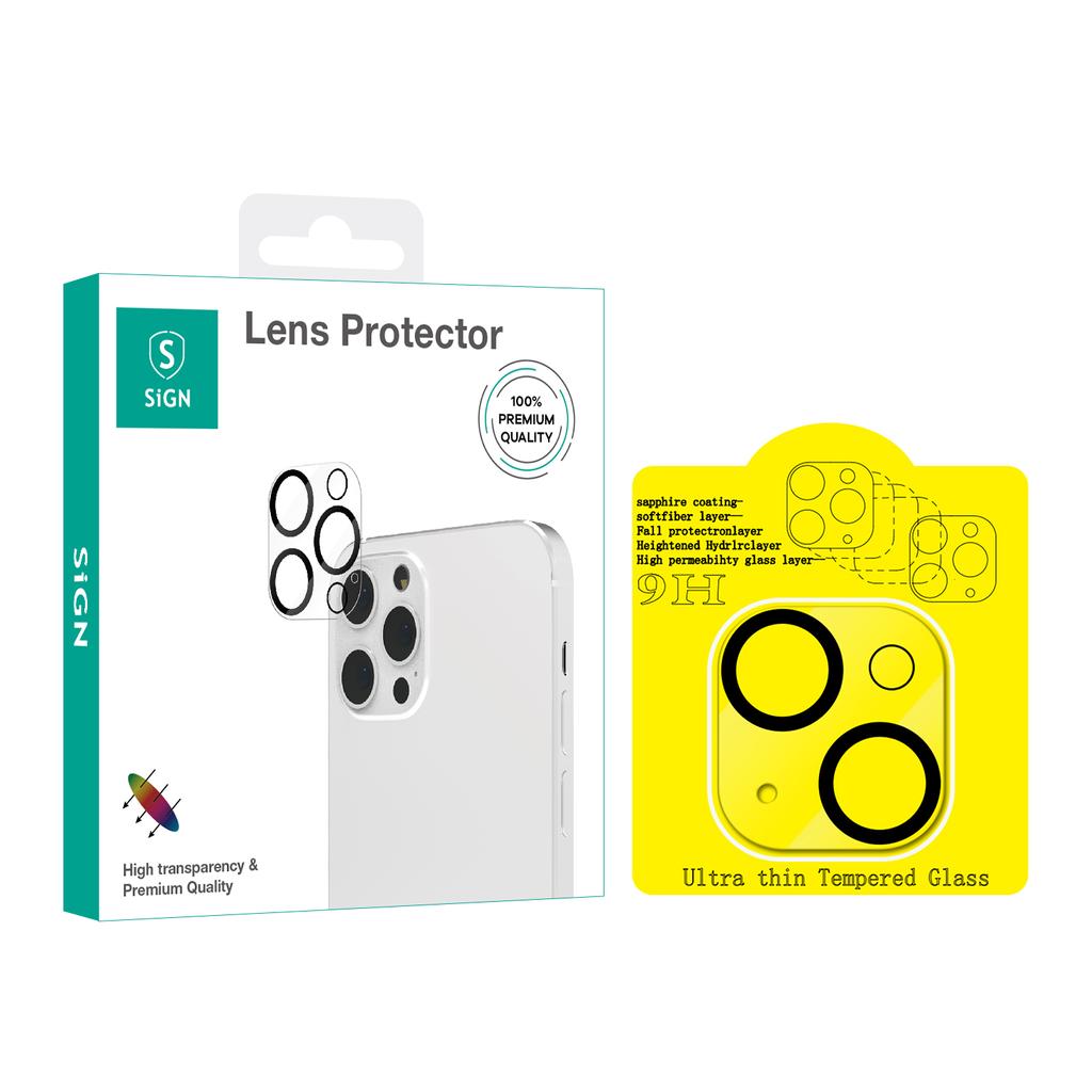 SiGN Lens Protector Tempered Glass for iPhone 13 Mini & iPhone 13