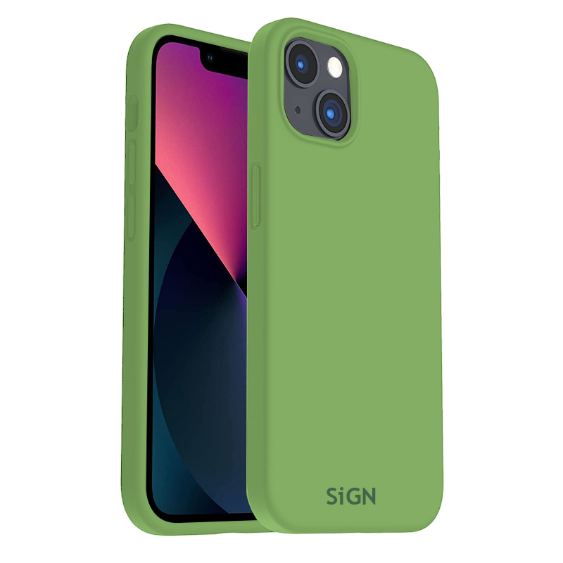 SiGN Liquid Silicone Skal for iPhone 14 Plus - Green