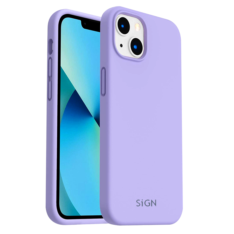 SiGN Liquid Silicone Skal for iPhone 14 Plus - Purple