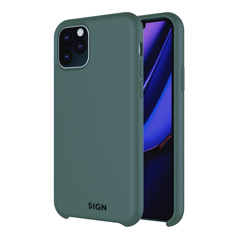 SiGN Liquid Silicone Skal for iPhone 12 Pro Max - Green