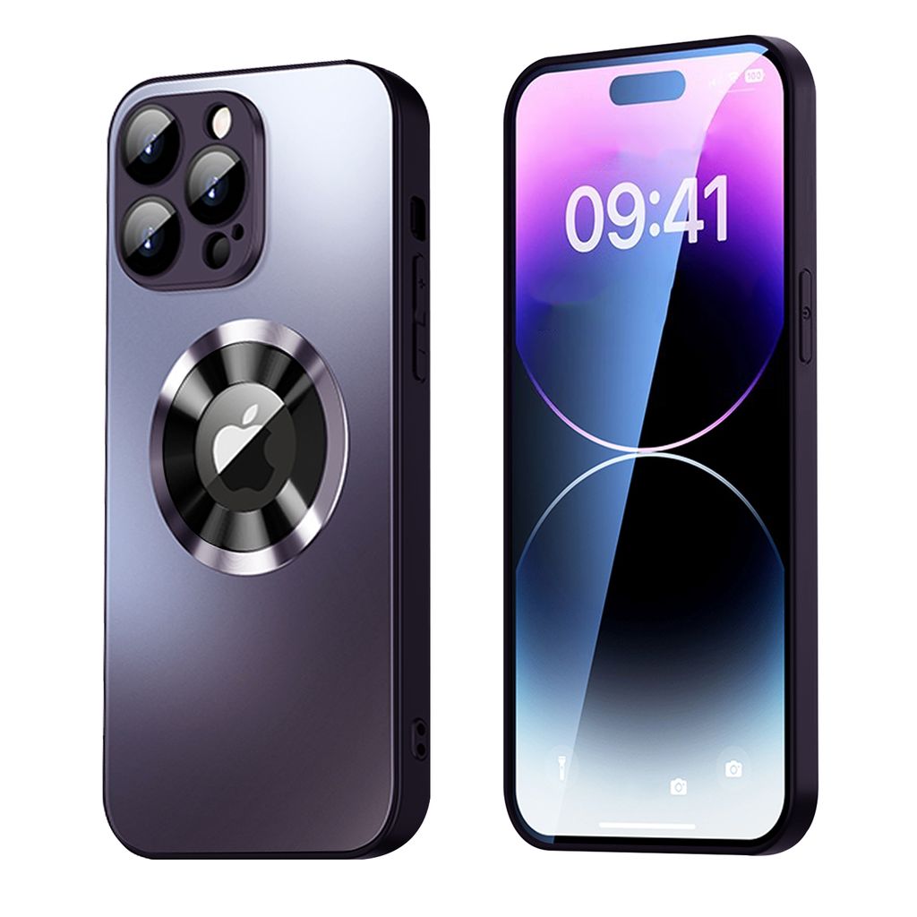 SiGN magnetiskt fodral till iPhone 14 Pro with lens protection and Logo View – svart