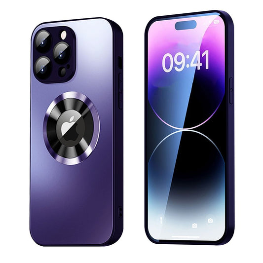 SiGN Magnetic Case iPhone 15 Pro with lens protection and logo view - Purple