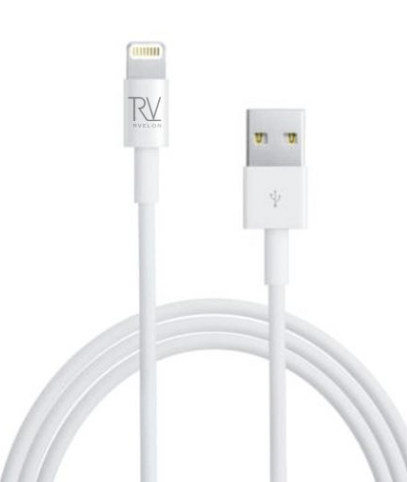 Rvelon USB-A till Lightning Kabel 2m