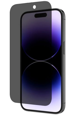 Skärmskydd iPhone 15 – Privacy 3D Heltäckande Härdat Glas