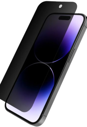 Skärmskydd iPhone 15 – Privacy 3D Heltäckande Härdat Glas