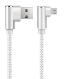 USB-A to Micro-USB kabel 1m - vit