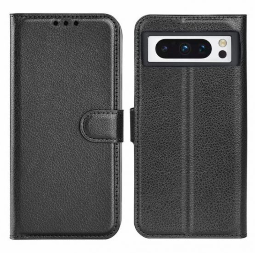 Google Pixel 8 Pro Plånboksfodral med Stativ - Svart
