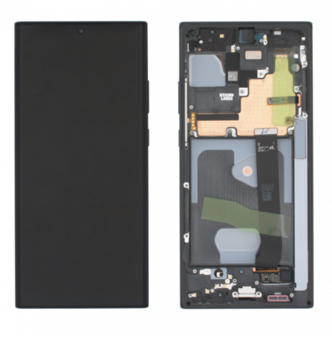 Samsung Galaxy Note 20 Ultra 4G/5G Skärm med LCD Display - Svart