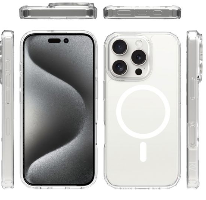 iPhone 16 Pro Mobilskal MagSafe Rvelon - Transparent